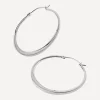 Dinny Hall Earrings^Silver Signature Medium Hoop Earrings
