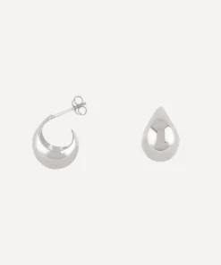 Dinny Hall Earrings^Silver Small Scoop Hoop Earrings
