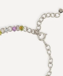 Dinny Hall Bracelets^Silver Suffragette Gem Drop Line Bracelet