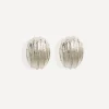 By Alona Earrings^Silver-Plated Athena Clip-On Earrings