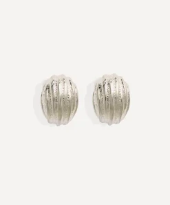 By Alona Earrings^Silver-Plated Athena Clip-On Earrings