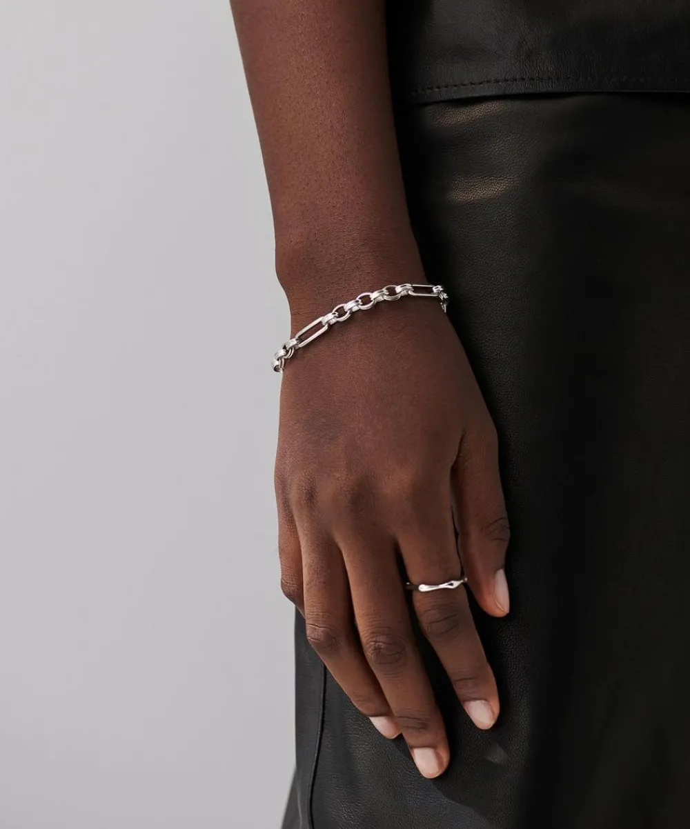 Missoma Bracelets^Silver-Plated Axiom Chain Bracelet
