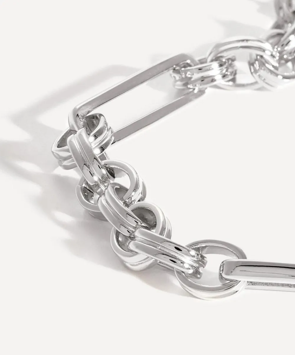 Missoma Bracelets^Silver-Plated Axiom Chain Bracelet