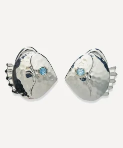 Lizzie Fortunato Earrings^Silver-Plated Mikuni Stud Earrings