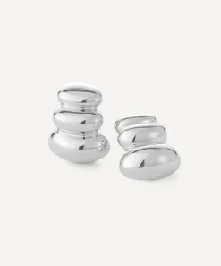 JENNY BIRD Earrings^Silver-Plated Non-Stop Stud Earrings