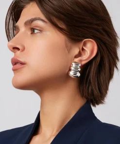 JENNY BIRD Earrings^Silver-Plated Non-Stop Stud Earrings