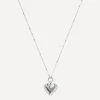 Missoma Necklaces^Silver-Plated Vermeil Silver Ridge Heart Pendant Necklace