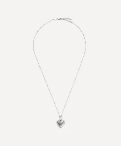 Missoma Necklaces^Silver-Plated Vermeil Silver Ridge Heart Pendant Necklace