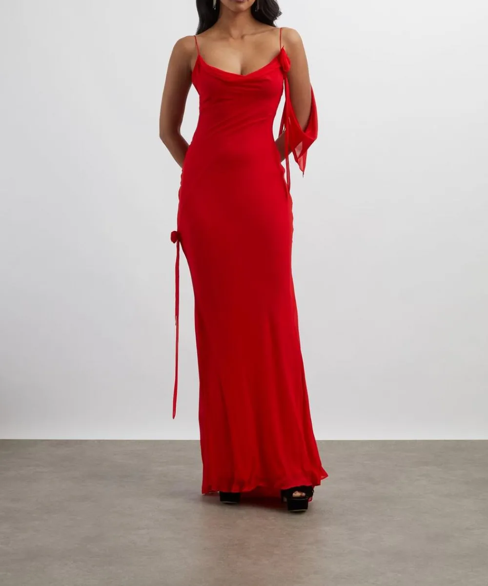 Rat & Boa Dresses^Sirena Draped Maxi Dress