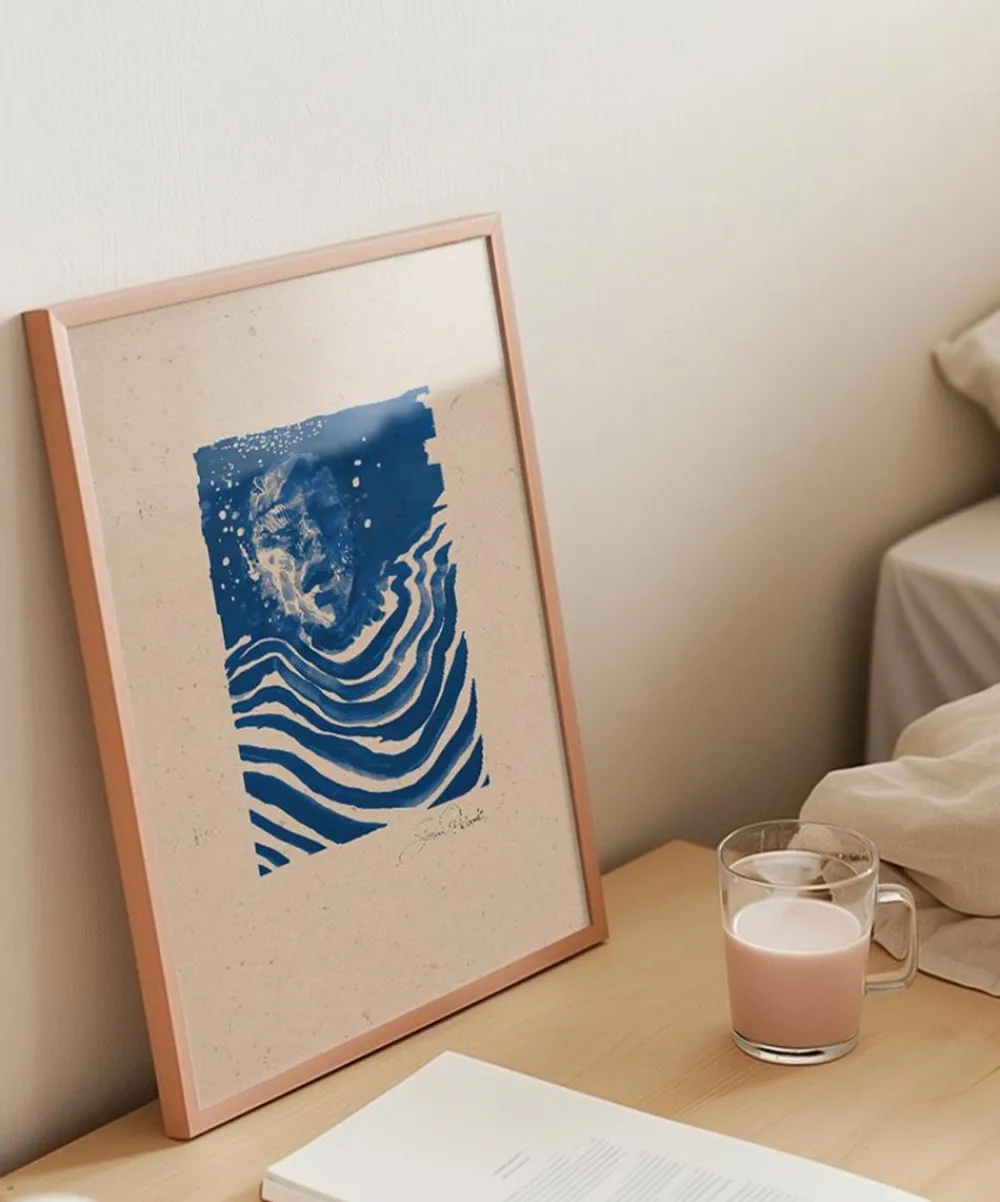 PSTR Studio Wall Art^Sissan Richardt To The Bottom of You Framed Print