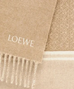 Loewe Scarves^Skinny Anagram Wool-Blend Scarf