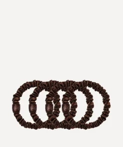 Slip Hair Styling^Skinny Silk Scrunchies Pack of 4