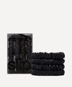Slip Hair Styling^Skinny Silk Scrunchies Pack of 4