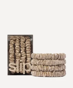 Slip Hair Styling^Skinny Silk Scrunchies Pack of 4