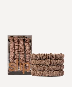 Slip Hair Styling^Skinny Silk Scrunchies Pack of 4