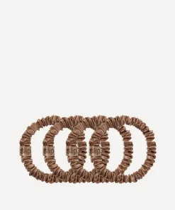 Slip Hair Styling^Skinny Silk Scrunchies Pack of 4