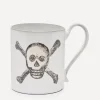Astier de Villatte Mugs^Skull and Crossbones Mug
