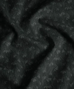Liberty Fabrics Cotton For Quilting^Slate Black Snowdrop Spot Lasenby Quilting Cotton