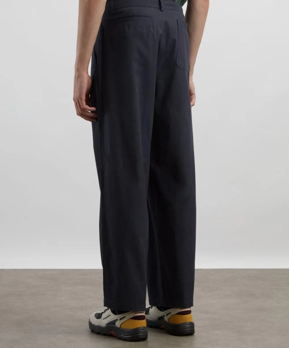 Folk Trousers^Slate Wide Fit Trousers