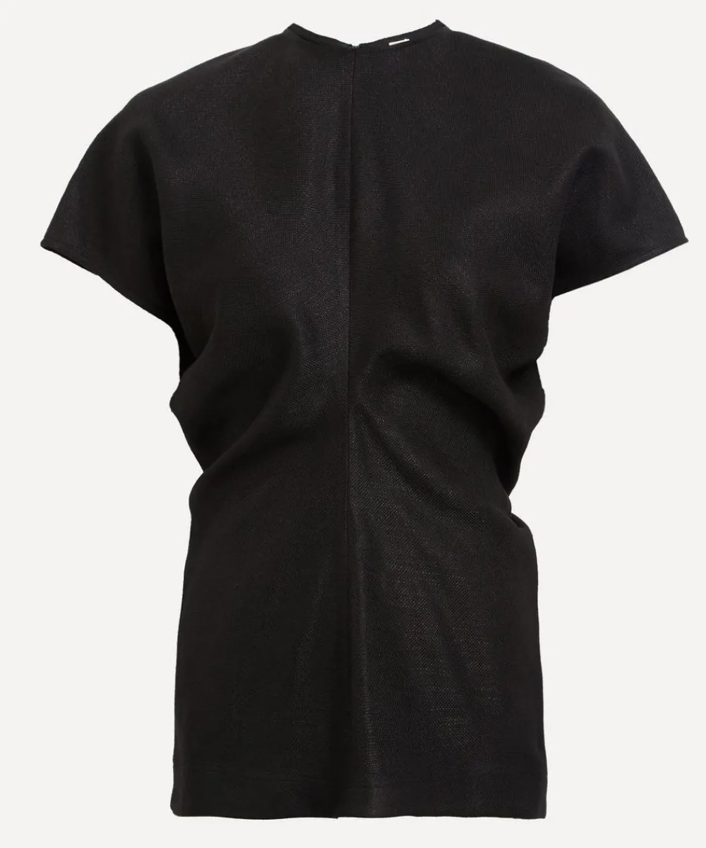 Toteme Tops^Slouch Waist Basketweave Top