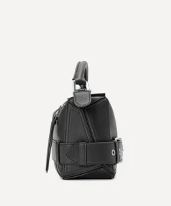 Loewe Travel Accessories^Small Puzzle Biker Top Handle Bag