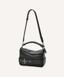 Loewe Travel Accessories^Small Puzzle Biker Top Handle Bag