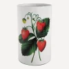 Astier de Villatte Vases^Small Strawberry Vase