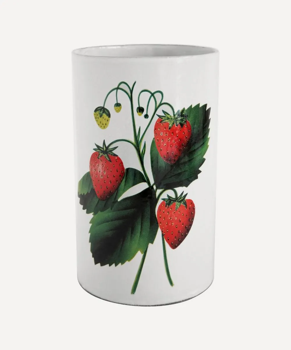 Astier de Villatte Vases^Small Strawberry Vase