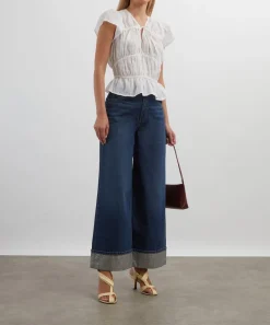 Rag & Bone Jeans^Sofie Ankle Wide-Leg Jeans in Bejewelled Dawn