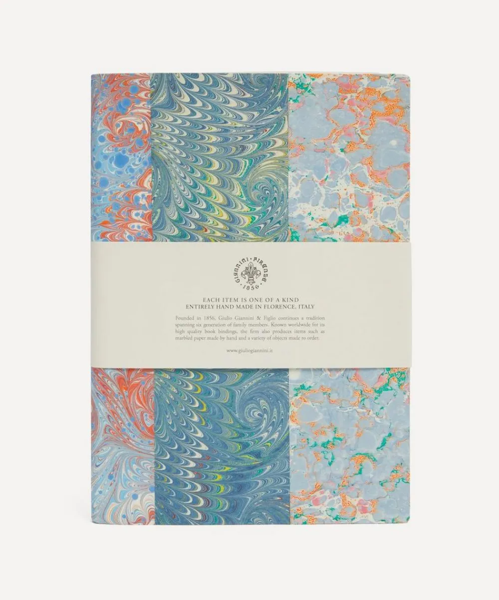 Giannini Stationery And Games^Soft Marbled Paper Notebook