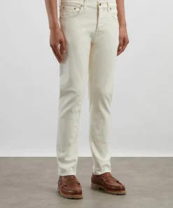 Nudie Jeans Jeans^Solid Ollie Ivory Slim-Fit Jeans
