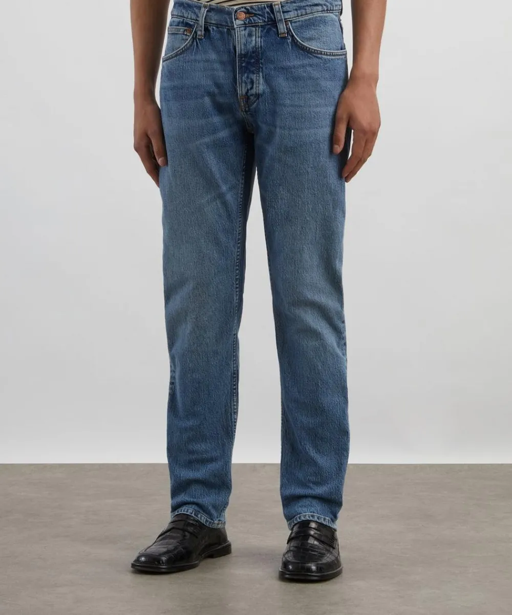 Nudie Jeans Jeans^Solid Ollie Worn Vintage Slim-Fit Jeans