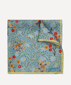 Liberty Pocket Squares^Sonny's Tree Printed Silk Pocket Square