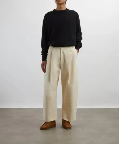Studio Nicholson Trousers^Sorte High-Waisted Trousers