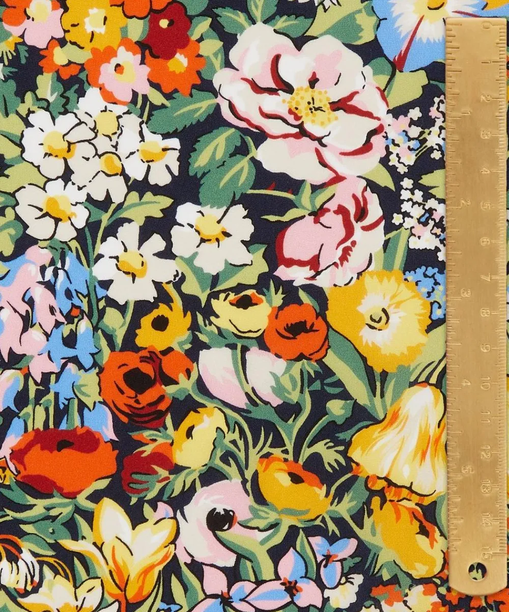 Liberty Fabrics Crepe De Chine^Spring Cottage Crepe de Chine