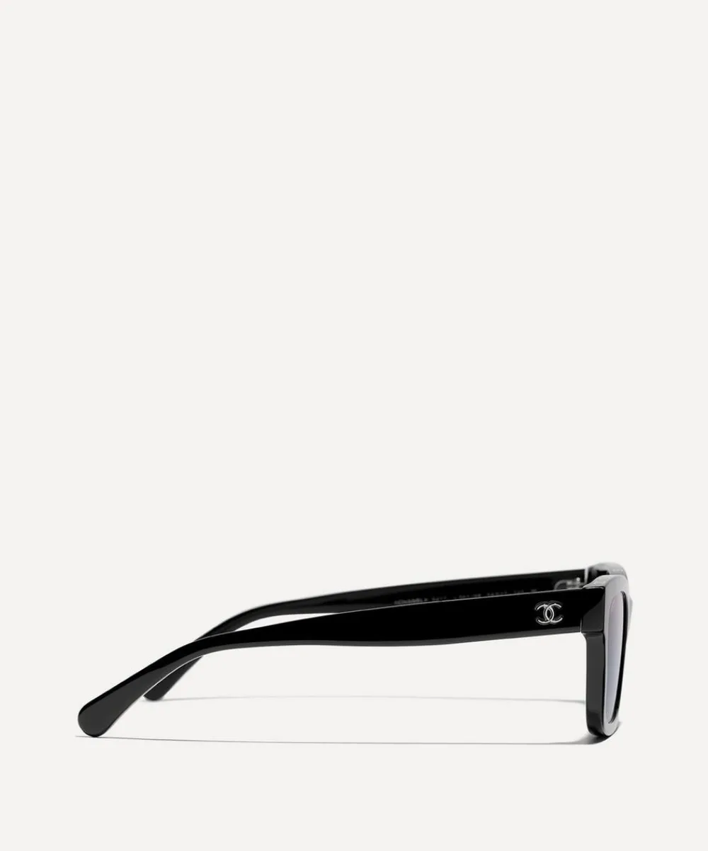 CHANEL Sunglasses & Glasses^Square Acetate Sunglasses