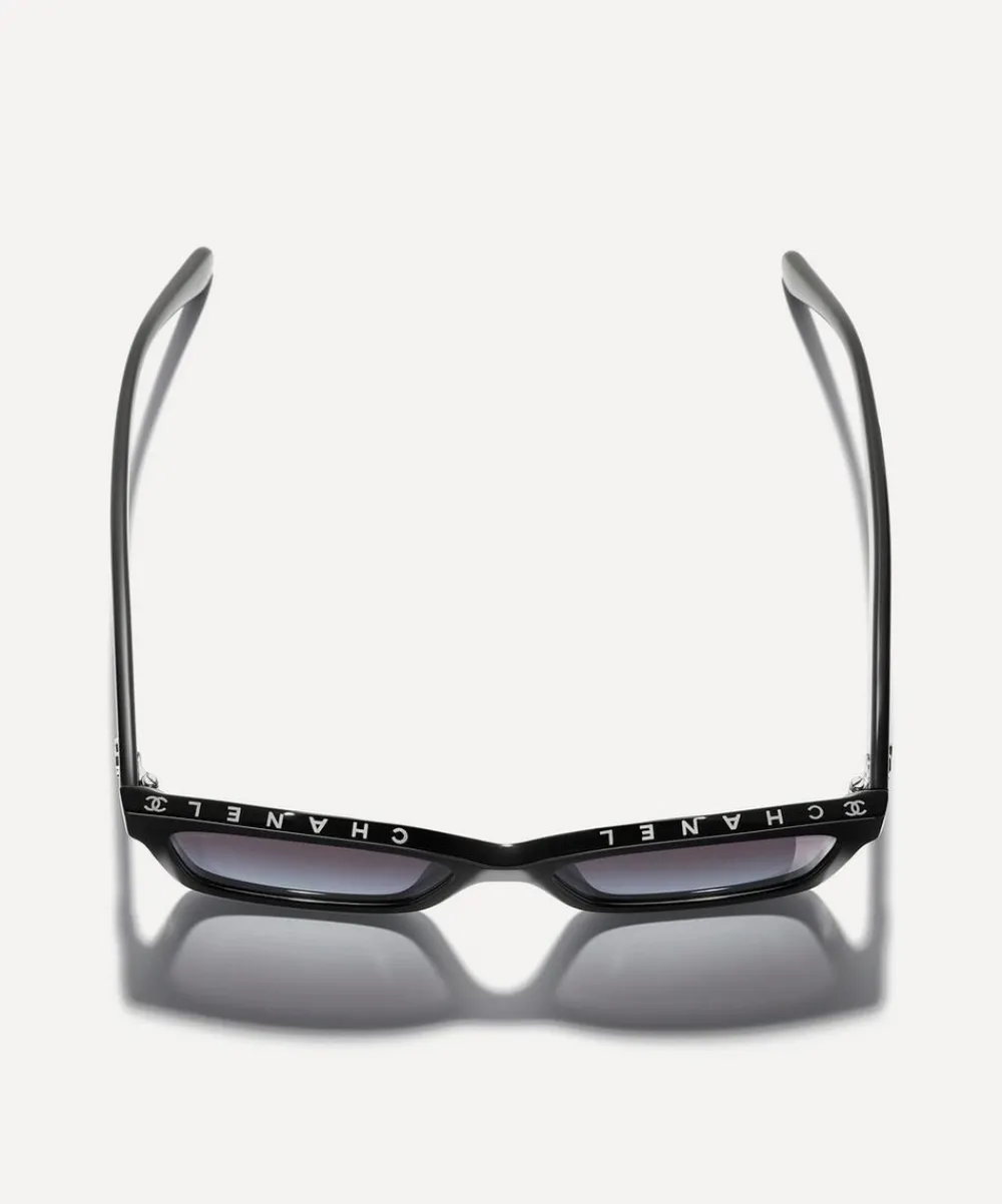 CHANEL Sunglasses & Glasses^Square Acetate Sunglasses