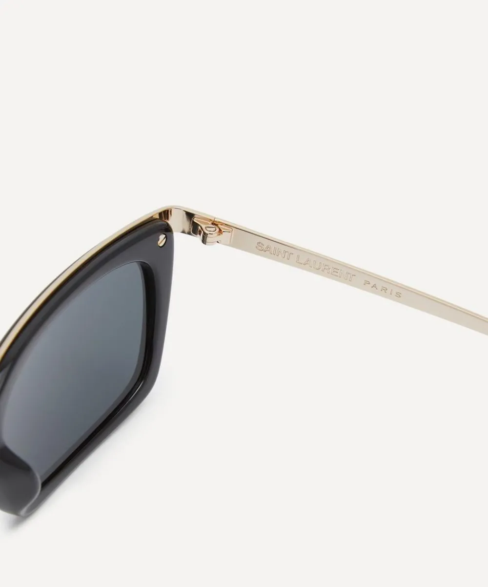 Saint Laurent Sunglasses & Glasses^Square Combination Sunglasses