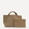 Naghedi Bags^St. Barths Medium Woven Tote Bag Cashmere