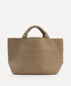 Naghedi Bags^St. Barths Medium Woven Tote Bag Cashmere