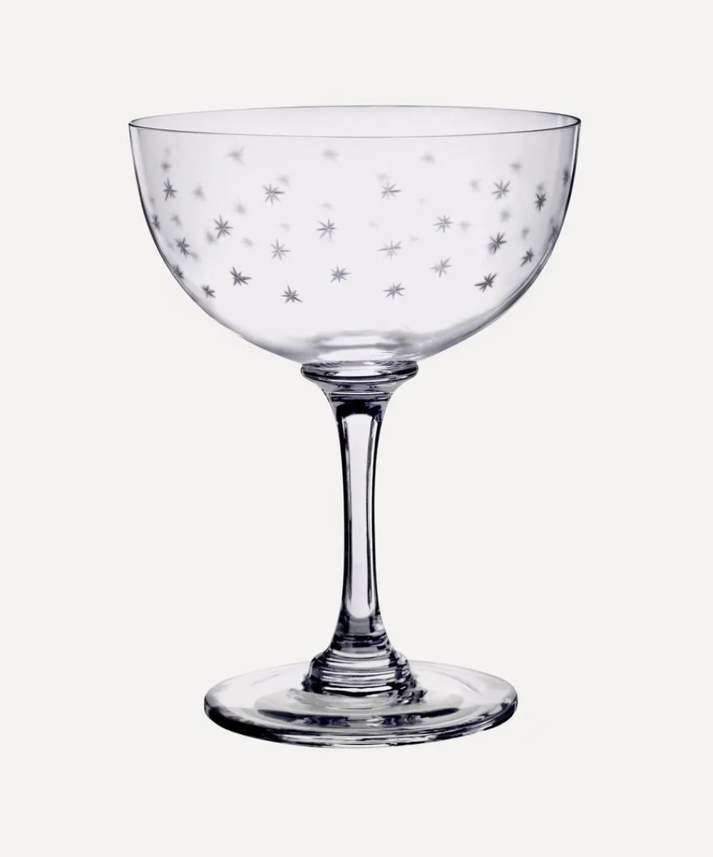 The Vintage List Glass & Drinksware^Stars Champagne Coupes Set of Six