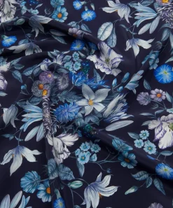 Liberty Fabrics Crepe De Chine|Classic Tana Lawn^Stately Bouquet Crepe de Chine