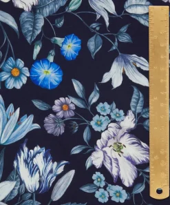 Liberty Fabrics Crepe De Chine|Classic Tana Lawn^Stately Bouquet Crepe de Chine