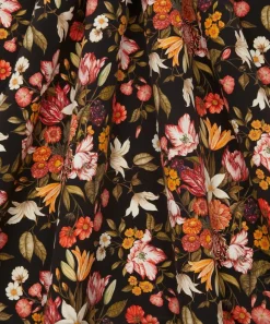 Liberty Fabrics Crepe De Chine|Classic Tana Lawn^Stately Bouquet Crepe de Chine