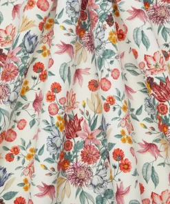 Liberty Fabrics Crepe De Chine|Classic Tana Lawn^Stately Bouquet Crepe de Chine