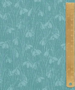 Liberty Fabrics Cotton For Quilting^Steely Sky Snowdrop Spot Lasenby Quilting Cotton