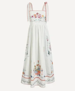 Hunter Bell Dresses^Stefy Embroidered Midi Dress