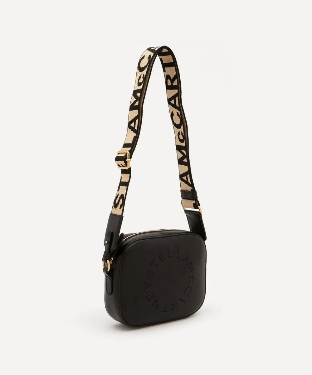 Stella McCartney Bags^Stella Logo Mini Faux Leather Cross-Body Bag