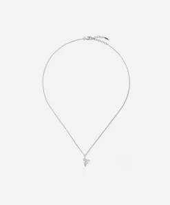 Missoma Necklaces^Sterling Silver Curly Molten Mini F Initial Pendant Necklace