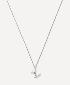 Missoma Necklaces^Sterling Silver Curly Molten Mini Z Initial Pendant Necklace